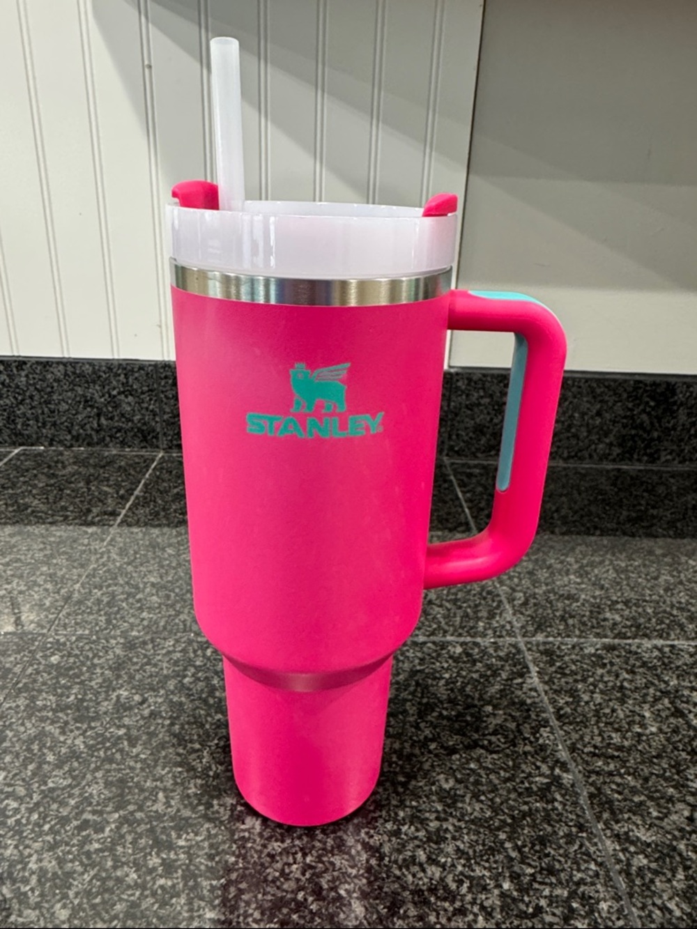 Stanley Pink Tumbler with Handle